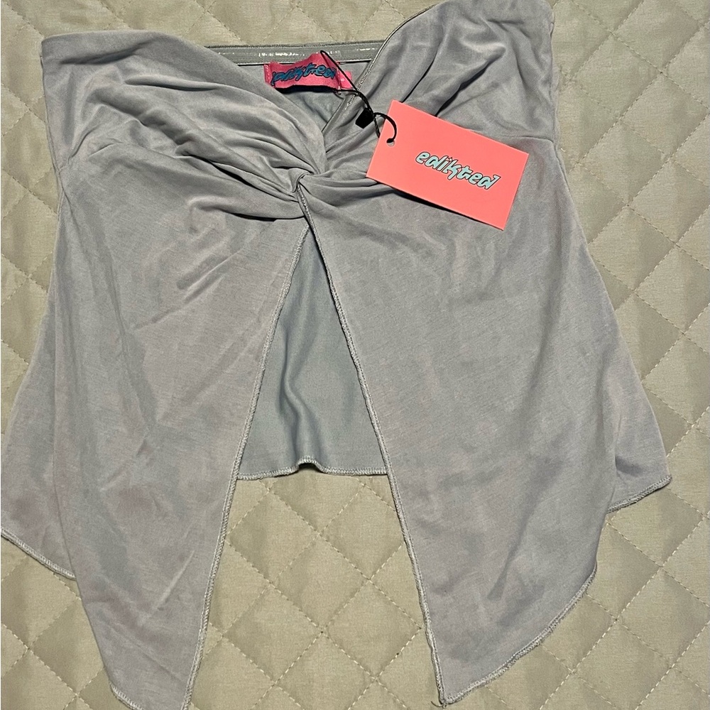 Edikted Asymmetrical Gray Skirt